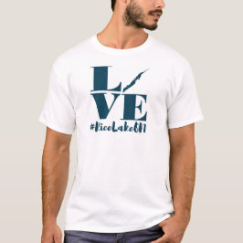 Camiseta del lago rice