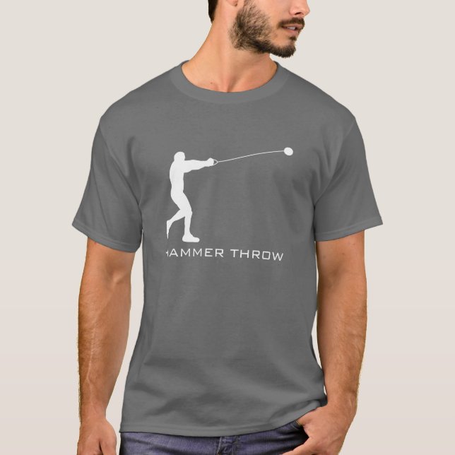 Camiseta del lanzamiento de martillo del atletismo (Anverso)