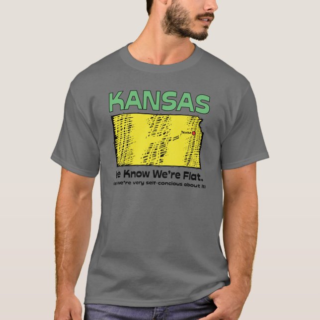 Camiseta ~ del lema de Kansas KS que sabemos que somos (Anverso)