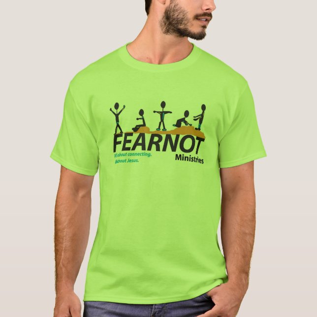 Camiseta del lema de la ropa de FearNot (Anverso)