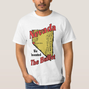 Camiseta ~ del lema de Nevada nanovoltio los E.E.U.U.