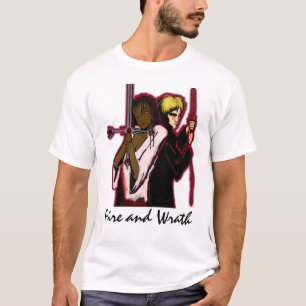 Camiseta del lema del mago y del guerrero
