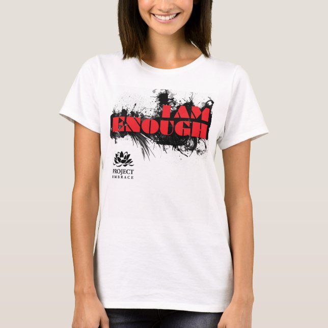 Camiseta del lema del proyecto abrazar (Anverso)