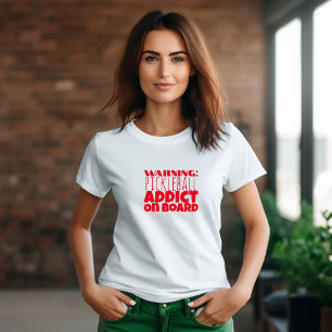 Camiseta del lema rojo del sueño de Pickleball Lov