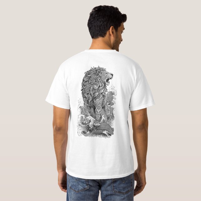 Camiseta del León (Reverso completo)
