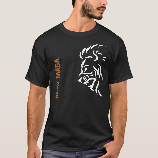 Camiseta del león de KRAV MAGA (Anverso)