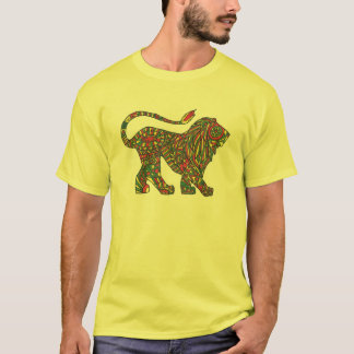 Camiseta del león de Rasta