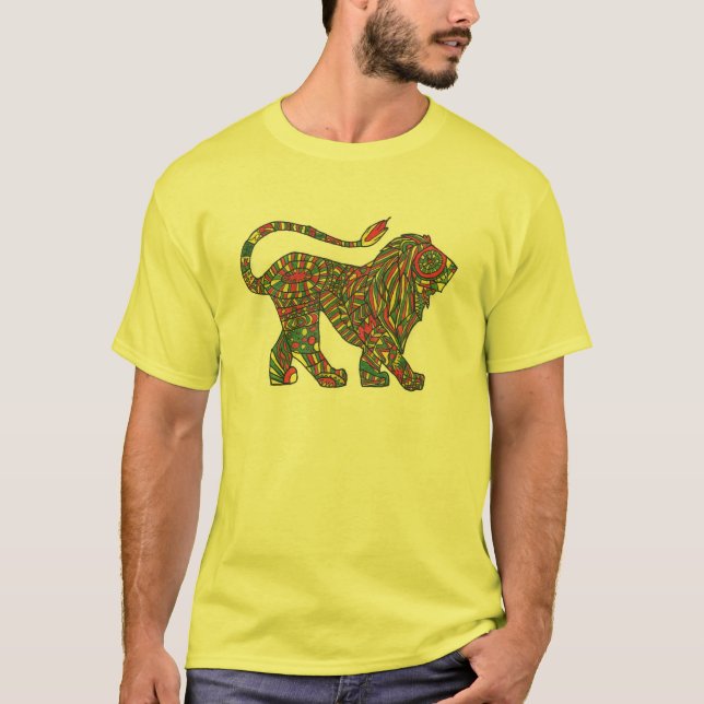 Camiseta del león de Rasta (Anverso)