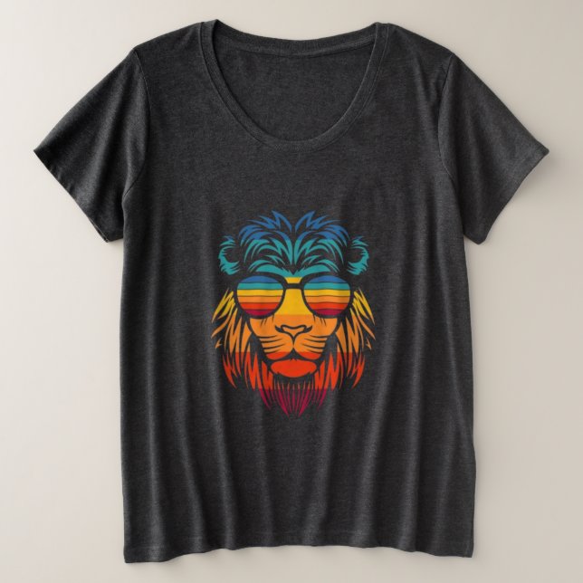 Camiseta del León Genial (Anverso del diseño)