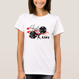 Camiseta del levantamiento de pesas de la