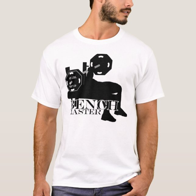 Camiseta del levantamiento de pesas del amo de la (Anverso)