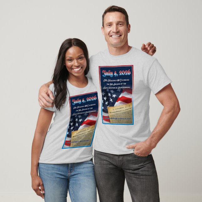 Camiseta del libro del 4 de julio de 2026 (Unisexo)