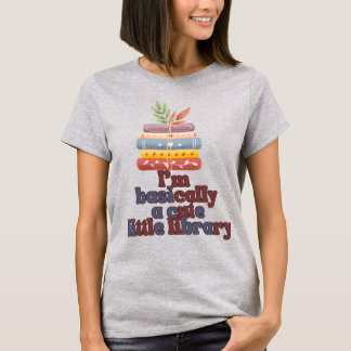 camiseta del libro divertido, en mi camiseta de la