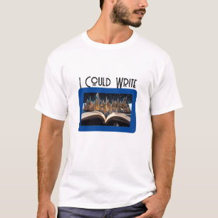 Camiseta del libro emergente de la gran ciudad