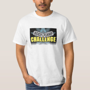 Camiseta del llano del desafío de Boot Camp