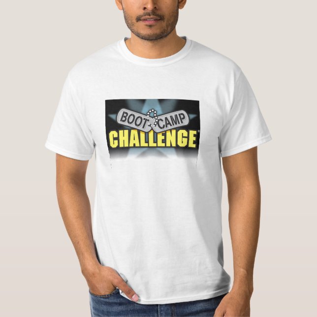 Camiseta del llano del desafío de Boot Camp (Anverso)
