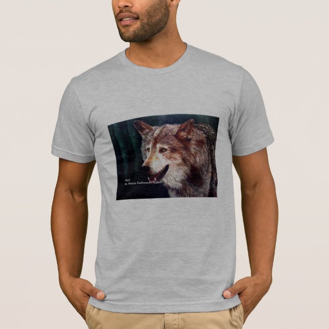 Camiseta del lobo gris (Anverso)
