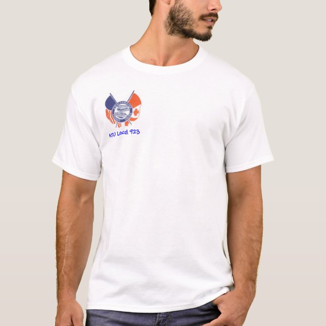 Camiseta del Local 923 del ATU (Anverso)