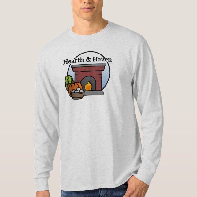 Camiseta del logo de la pequeña granja Hearth & Ha (Anverso)
