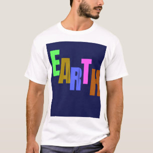 Camiseta del logo de la Tierra
