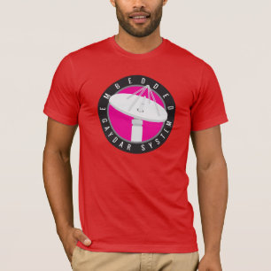 Camiseta del logo del Sistema Gaydar incrustado