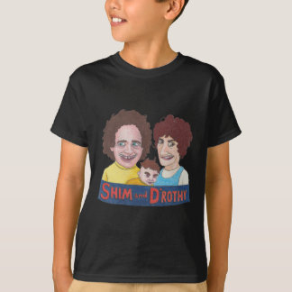 Camiseta del logotipo 01 de la cuña y del dibujo