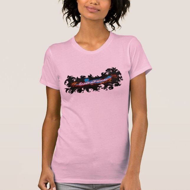 Camiseta del logotipo 485a de CuchaPower (Anverso)