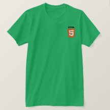 Camiseta del logotipo de HTML5