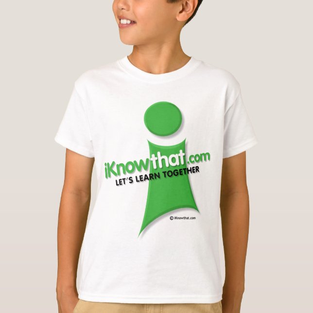 camiseta del logotipo de iKnowthat.com (Anverso)