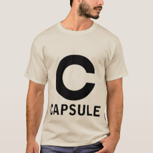 Camiseta del logotipo de la cápsula (gráfico
