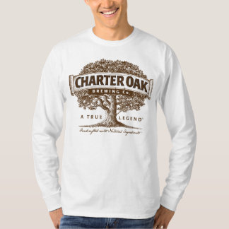 Camiseta del logotipo de la cervecería del roble