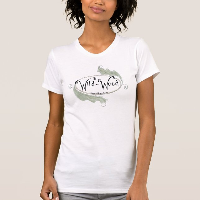 Camiseta del logotipo de la hoja de la (Anverso)