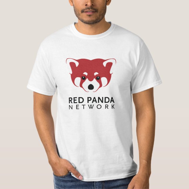 Camiseta del logotipo de la panda roja unisex (Anverso)