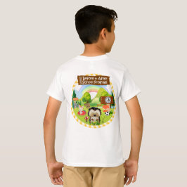 Camiseta del logotipo de la parte posterior de la
