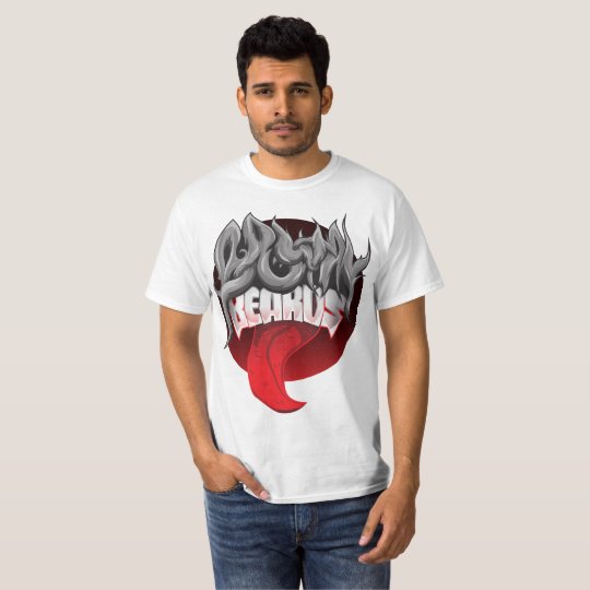 Camiseta del logotipo de las barbas