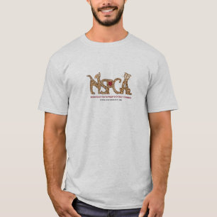 Camiseta del logotipo de NSPCA