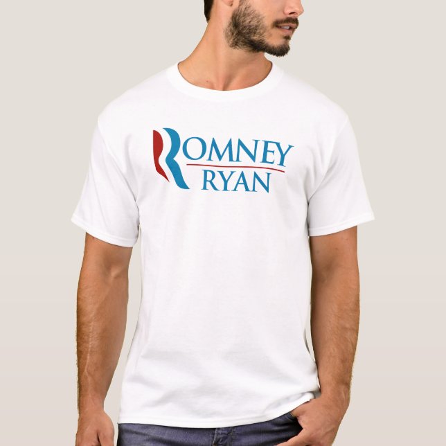 Camiseta del logotipo de Romney Ryan "R" (Anverso)