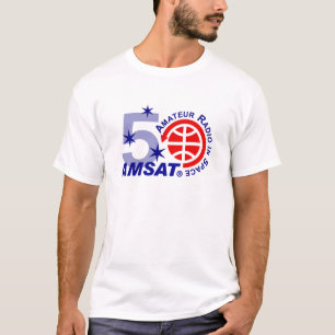 Camiseta del logotipo del aniversario de AMSAT