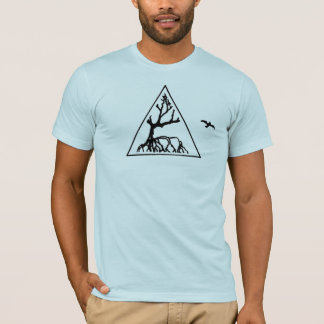 Camiseta del logotipo del árbol del mangle del