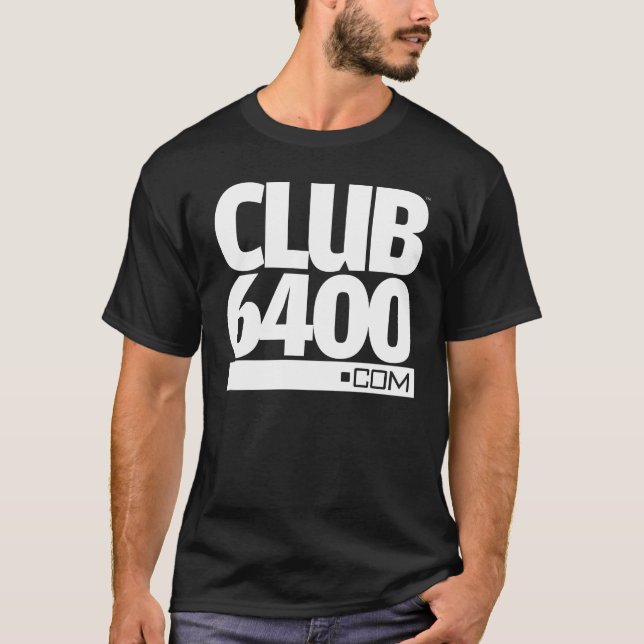 Camiseta del logotipo del club 6400 - oscuridad (Anverso)