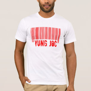 Camiseta del logotipo del código de barras de Yun