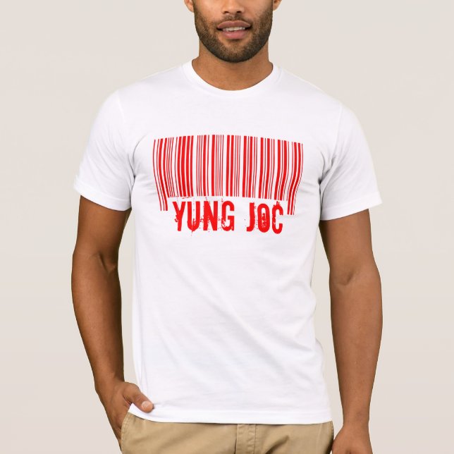 Camiseta del logotipo del código de barras de Yung (Anverso)