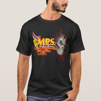 camiseta del logotipo del cráneo de los gmps