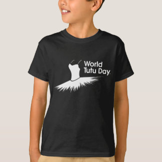 Camiseta del logotipo del día del tutú del mundo