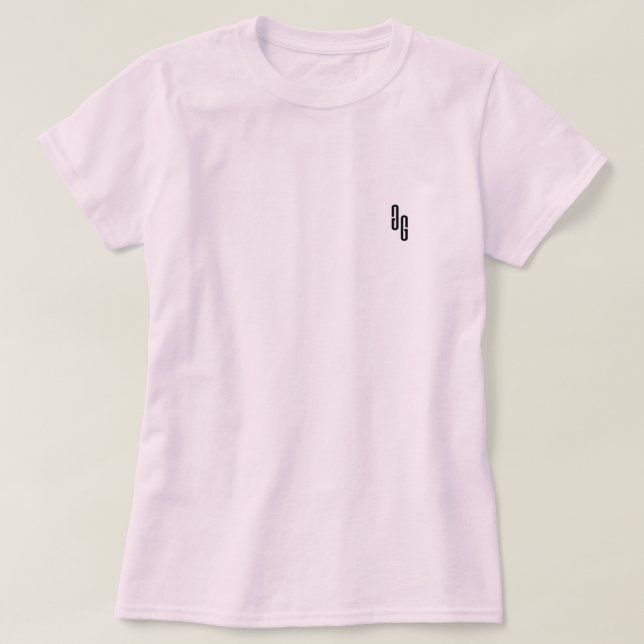 Camiseta del logotipo del GG de las mujeres (Diseño del anverso)