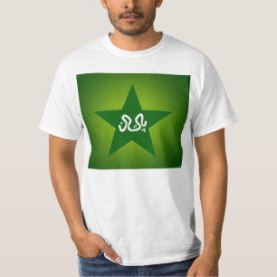 Camiseta del logotipo del grillo de Paquistán
