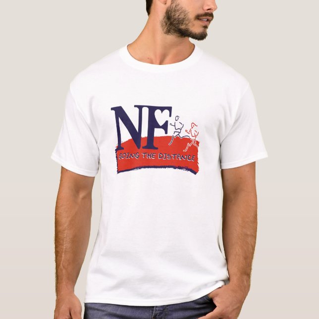 Camiseta del logotipo del maratón del N-F (Anverso)