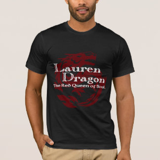 Camiseta del logotipo del negro del dragón de