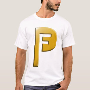 Camiseta del logotipo del oro de las producciones