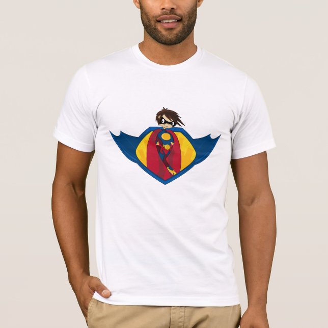 Camiseta del logotipo del super héroe (Anverso)